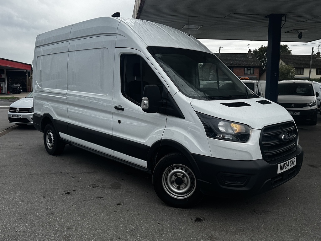 Ford Transit Custom 350 Ecoblue Leader Panel Van 2.0 WN24GKP White #2