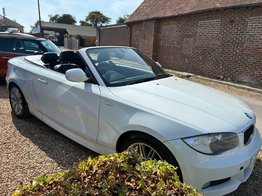 BMW 1 Series 2.0 118D M Sport Convertible Steptronic White