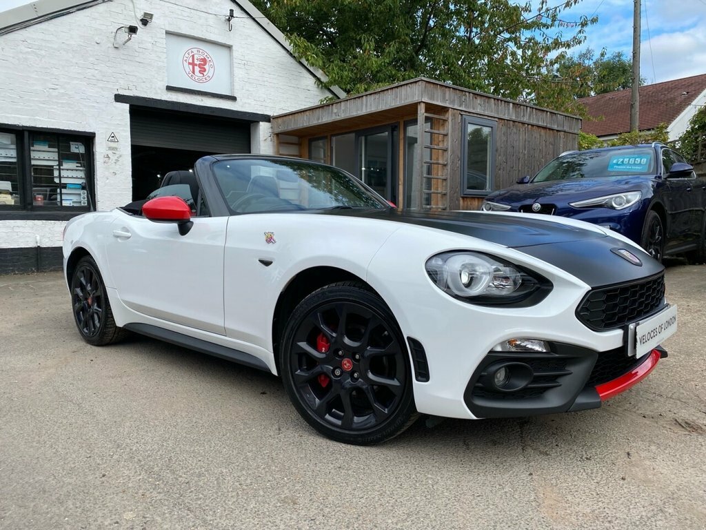 Abarth 124 Spider Convertible White