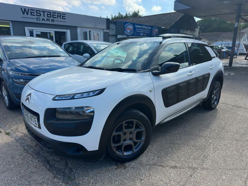 Citroen C4 Cactus 1.6 Bluehdi Feel Euro 6 Ss EX65NTE White #4