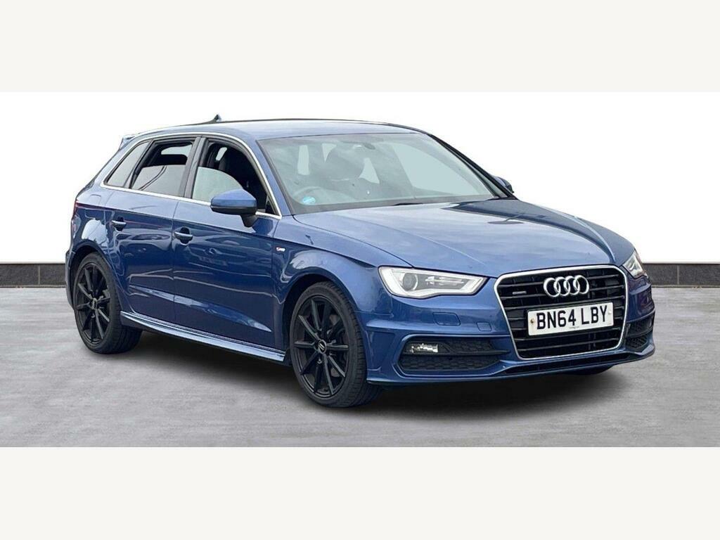 Audi A3 2.0 Tdi S Line Sportback S Tronic Quattro Euro 6 Blue
