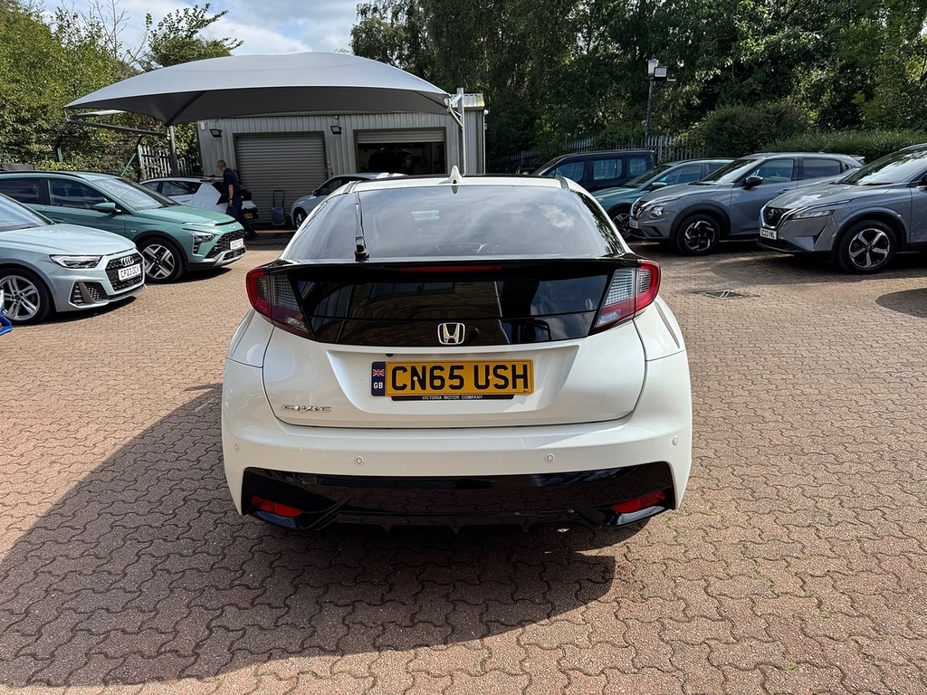 Honda Civic I-vtec Sr White #6