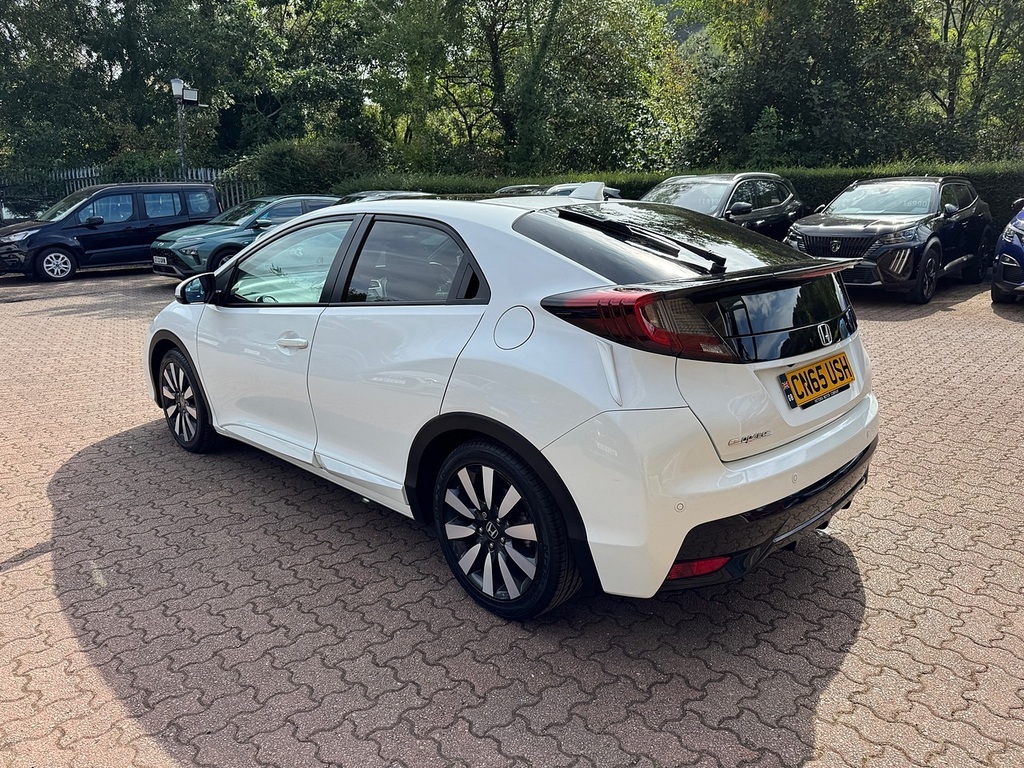 Honda Civic I-vtec Sr White #3