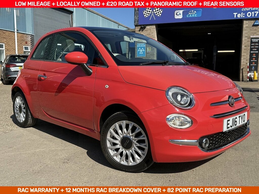 Fiat 500 Lounge 1.2 U12307 Ulez
