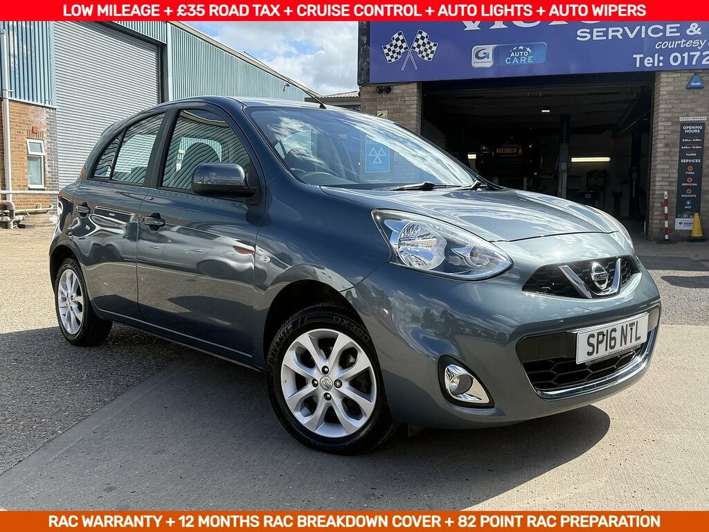 Nissan Micra 1.2 Acenta U12319 Ulez Grey
