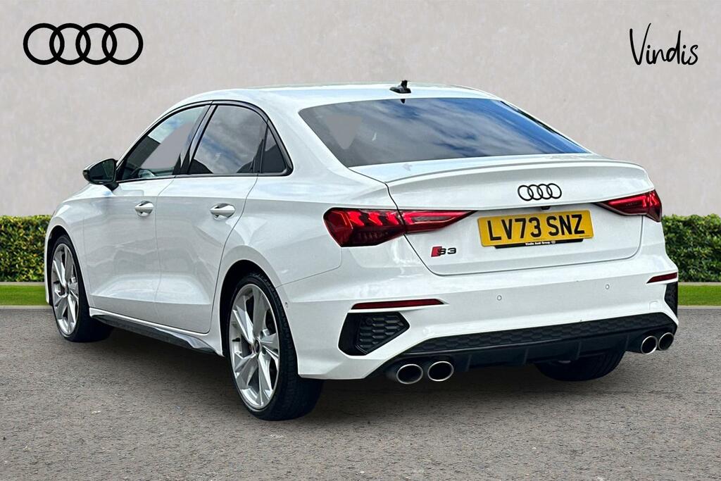 Audi A3 Audi S3 Saloon Black Edition Tfsi 310 Ps S Tronic LV73SNZ White #3