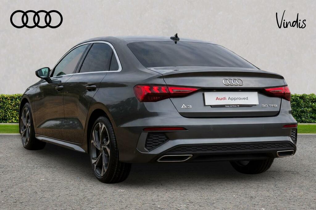 Audi A3 Audi A3 Saloon S Line 30 Tfsi 110 Ps 6-Speed KW24CJY Grey #3