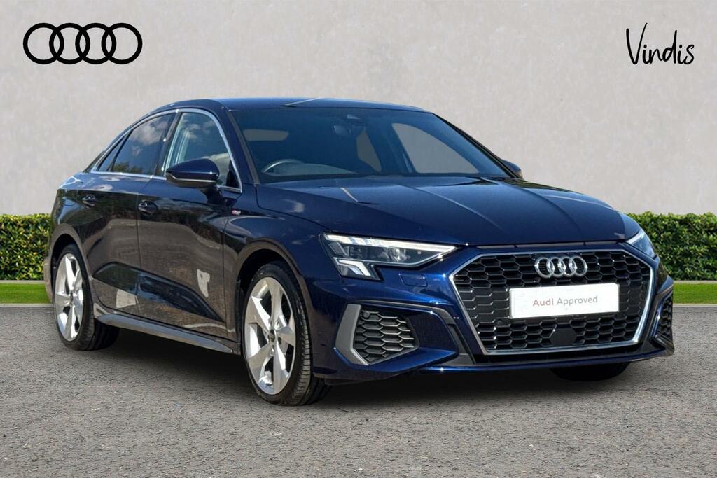 Audi A3 Audi A3 Saloon S Line 35 Tfsi 150 Ps 6-Speed KR23XSW Blue