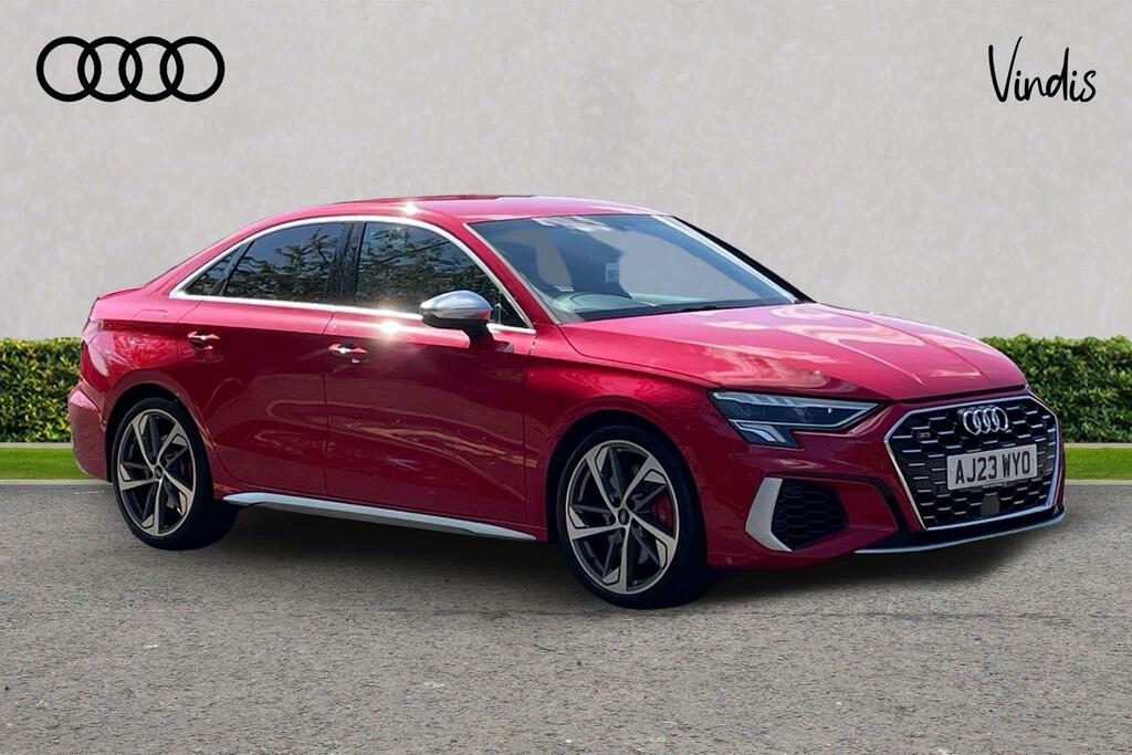 Audi A3 Audi A3 Saloon S3 Tfsi Quattro Vorsprung S Tro AJ23WYO Red