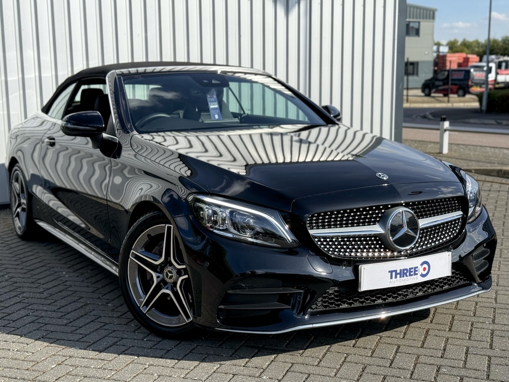 Mercedes-Benz C Class Mercedes-benz C 200 Amg Line Ed Prem Mhev A Black