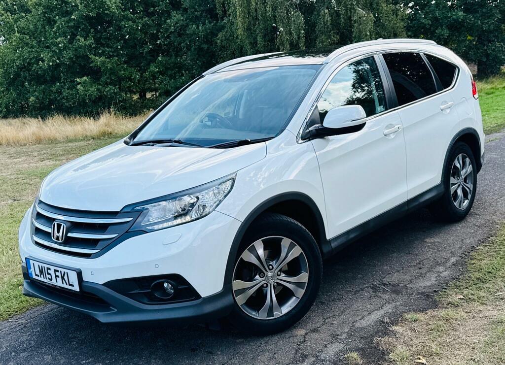 Honda Cr-V Ex White #4