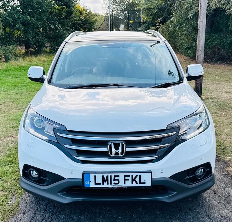Honda Cr-V Ex White #2