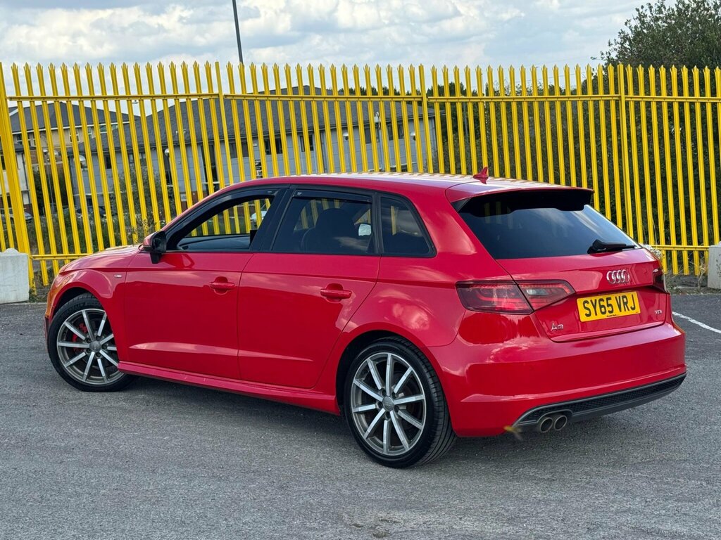 Audi A3 2.0 Tdi S Line Sportback Euro 6 Ss SY65VRJ Red #2