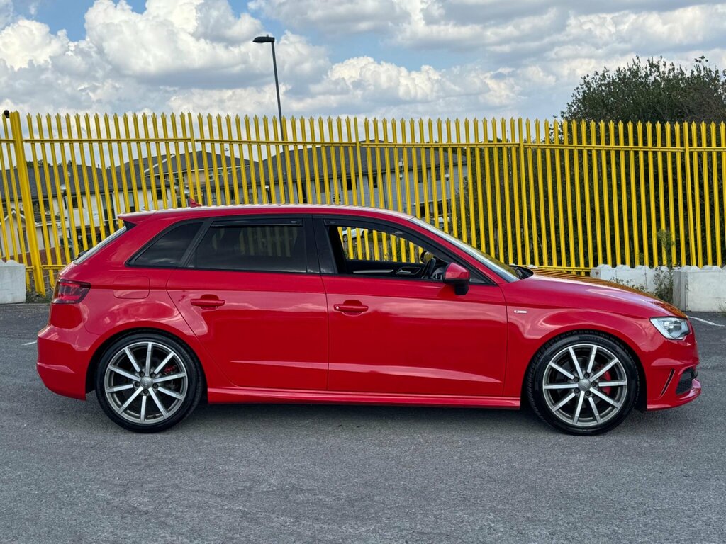 Audi A3 2.0 Tdi S Line Sportback Euro 6 Ss SY65VRJ Red #5