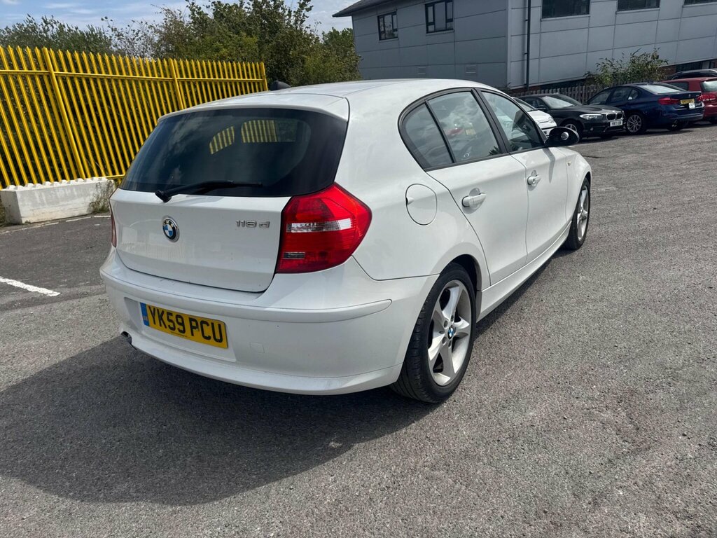 BMW 1 Series 2.0 118D Sport Euro 5 White #6