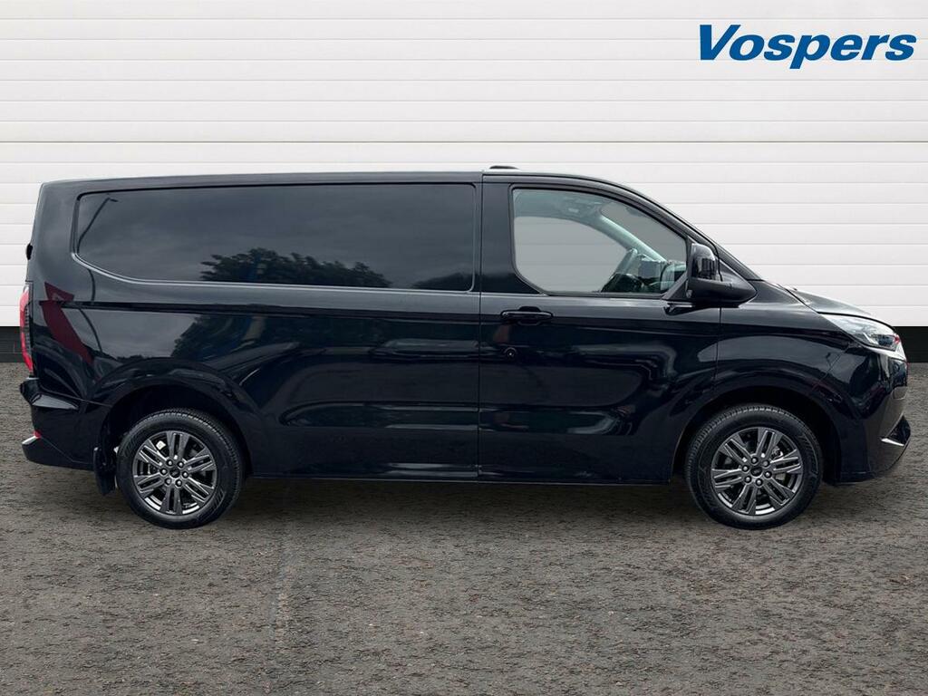 Ford Transit Custom 100Kw 65Kwh H1 Van Limited WG26BVV Black #2