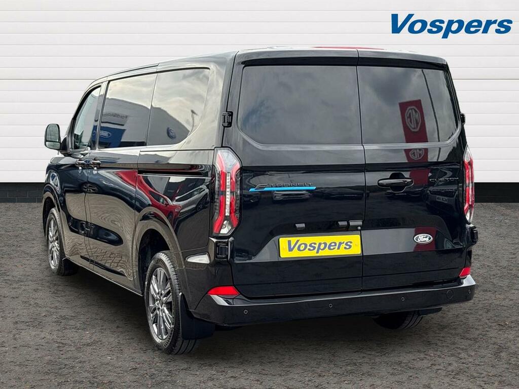 Ford Transit Custom 100Kw 65Kwh H1 Van Limited WG26BVV Black #5