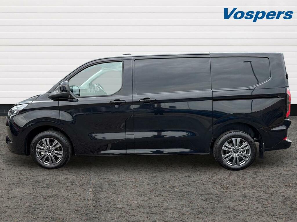 Ford Transit Custom 100Kw 65Kwh H1 Van Limited WG26BVV Black #6