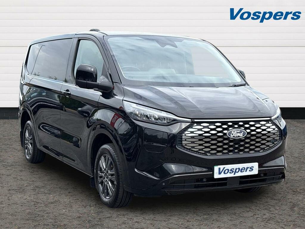 Ford Transit Custom 100Kw 65Kwh H1 Van Limited WG26BVV Black
