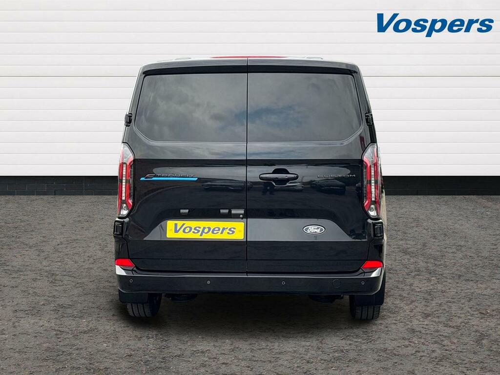 Ford Transit Custom 100Kw 65Kwh H1 Van Limited WG26BVV Black #4