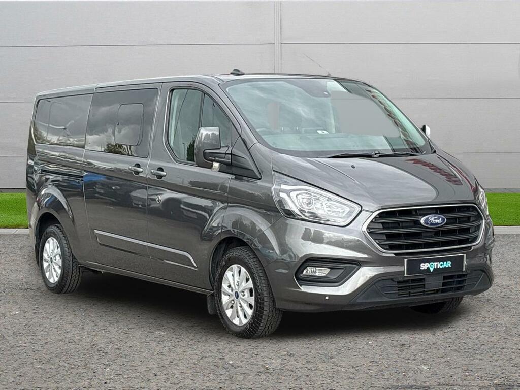 Ford Transit Custom 2.0 320 Ecoblue Limited Crew Van L2 H1 Euro 6 Ss Grey