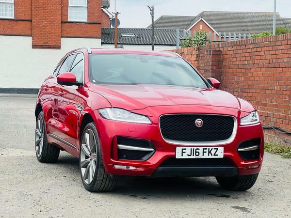 Jaguar F-Pace 2.0 D180 R-sport Awd Euro 6 Ss Red #6