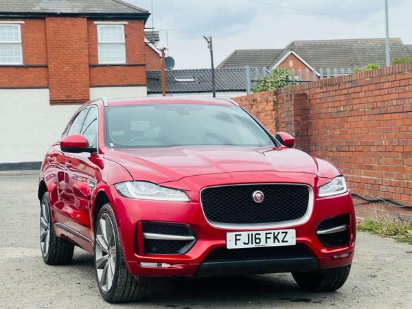 Jaguar F-Pace 2.0 D180 R-sport Awd Euro 6 Ss Red #5