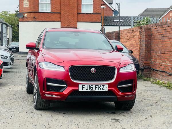 Jaguar F-Pace 2.0 D180 R-sport Awd Euro 6 Ss Red #2