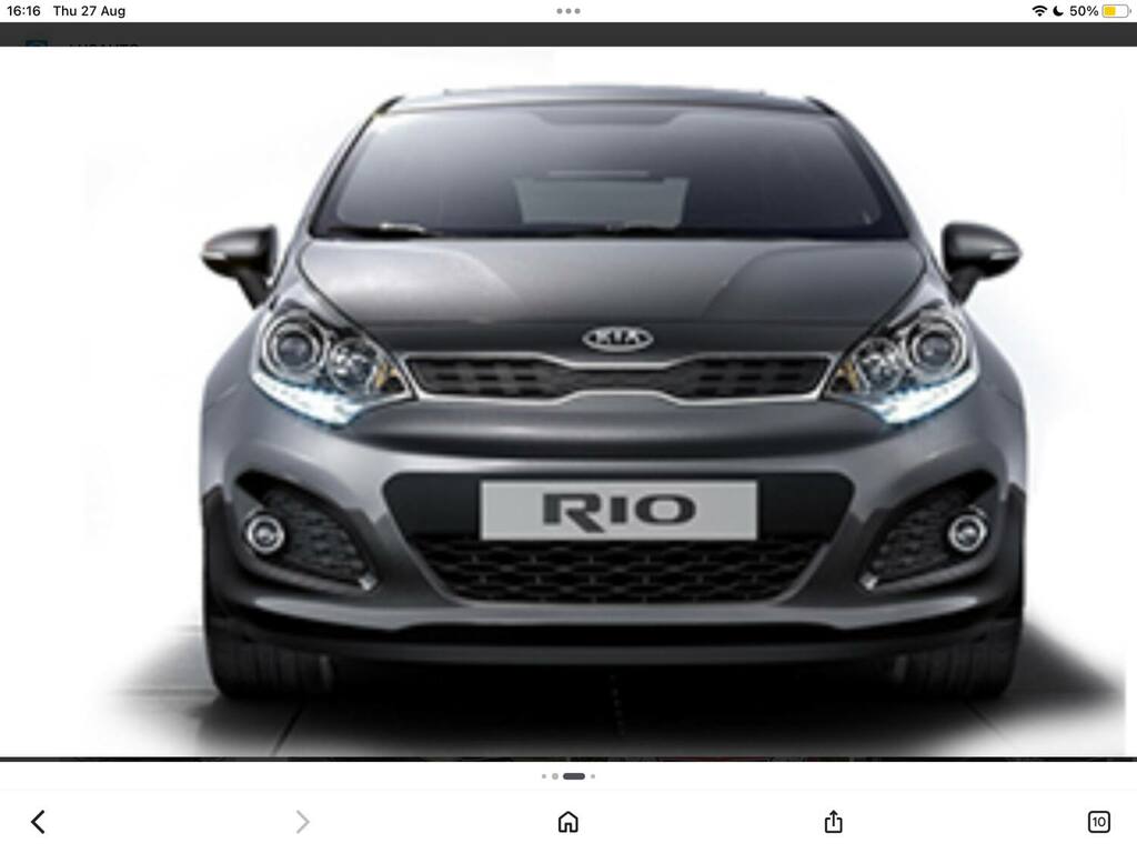 Kia RIO Hatchback White #8