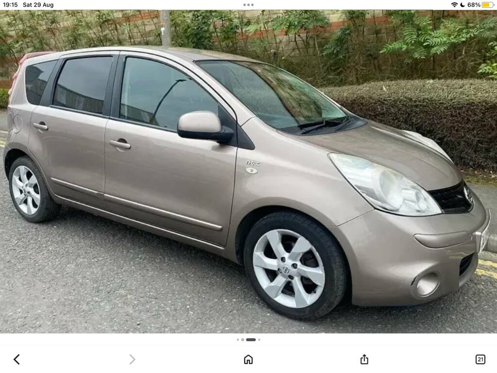 Nissan Note 1.4 N-tec Beige
