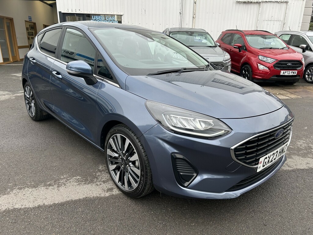 Ford Fiesta Hatchback Titanium X 1.0T 125Ps Mhev 22 GX23HMZ Blue #6