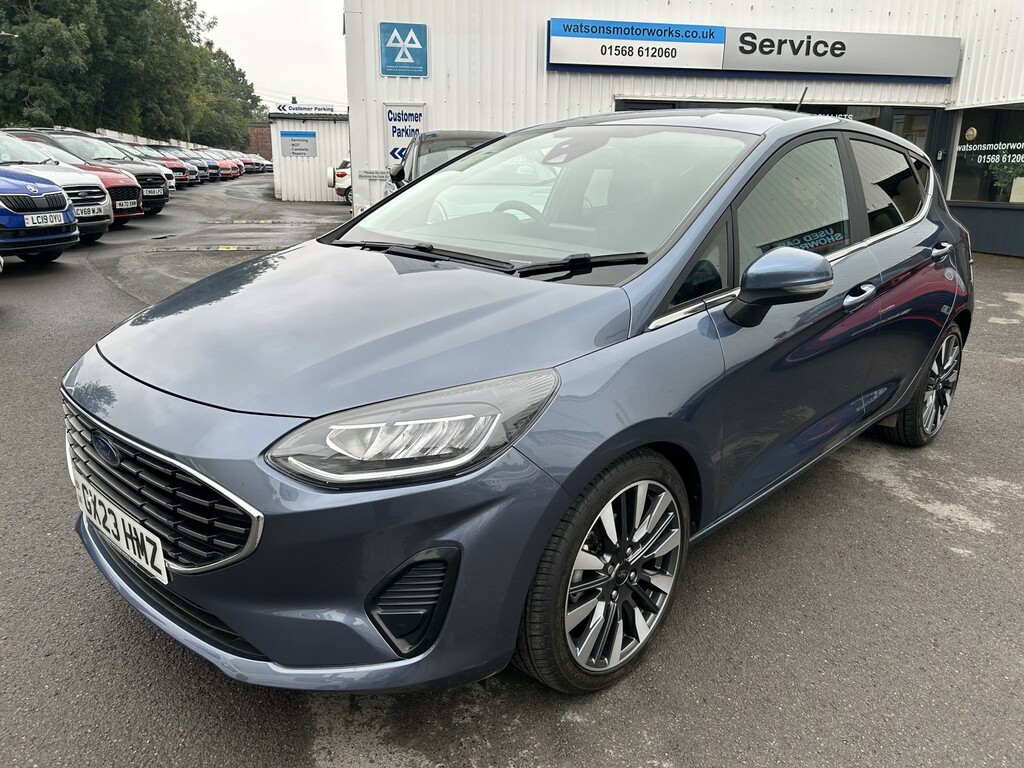 Ford Fiesta Titanium X 1.0T 125Ps Mhev 22683 Miles. Blue