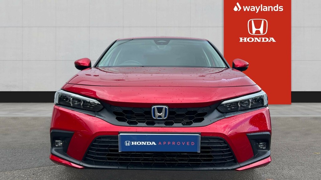 Honda Civic Honda Civic 2.0 Ehev Advance Cvt Hatchback Red #6