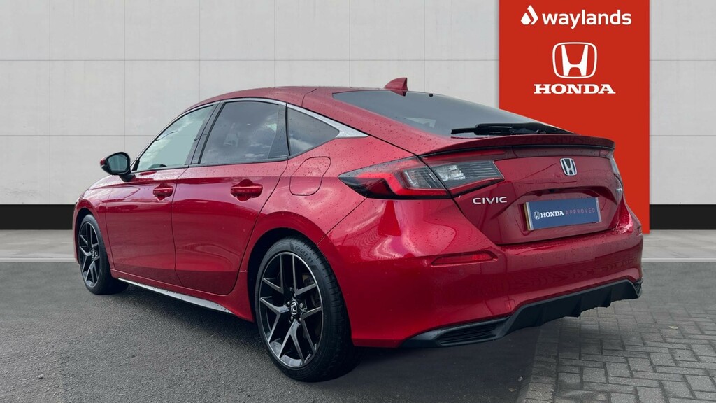 Honda Civic Honda Civic 2.0 Ehev Advance Cvt Hatchback Red #3