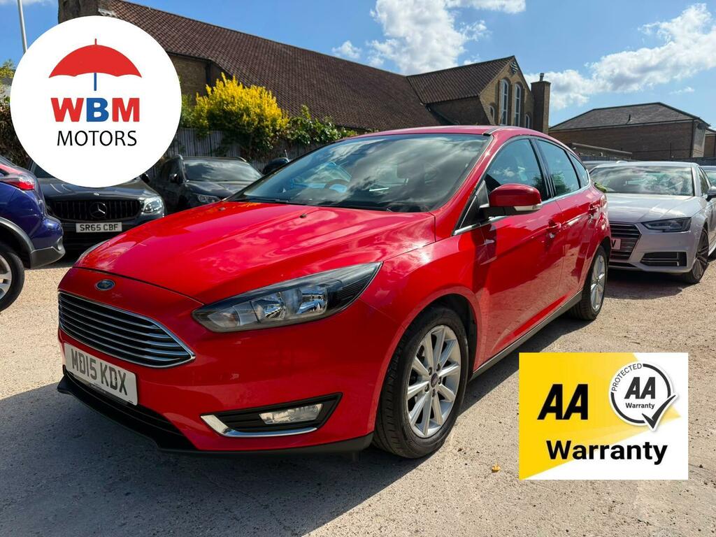Ford Focus 1.6 Titanium Powershift Euro 6 MD15KDX Red