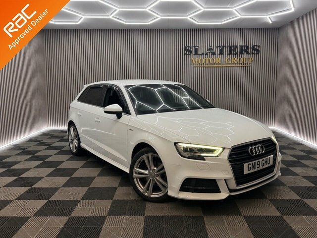 Audi A3 1.6 Tdi 30 S Line Sportback S Tronic Eu White