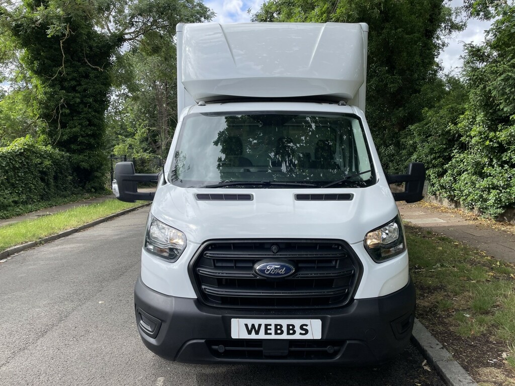 Ford Transit Custom Luton 2.0 Transit Leader Single Chassis Cab 350 L4 BG21TWK White #2