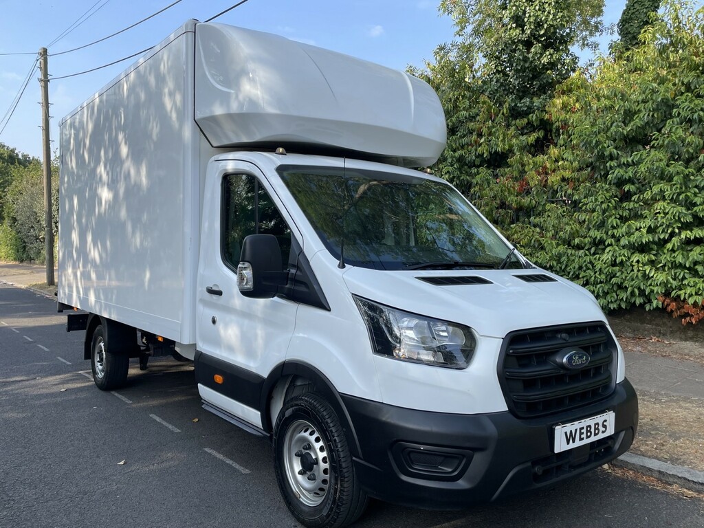 Ford Transit Custom Luton 2.0 Transit Leader Single Chassis Cab 350 L4 BG21TWK White #4