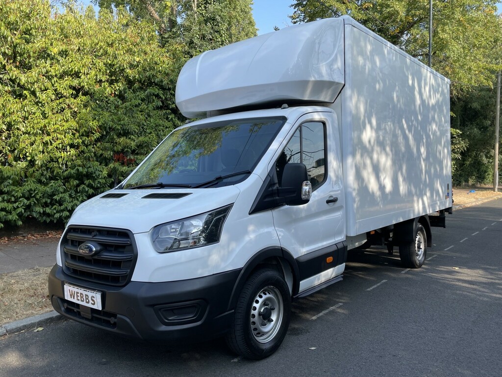 Ford Transit Custom Luton 2.0 Transit Leader Single Chassis Cab 350 L4 BG21TWK White #3