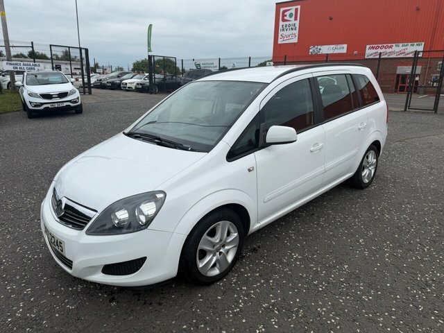 Vauxhall Zafira 1.6 16V Exclusiv Mpv Euro 5 115 OFZ2245 White #3
