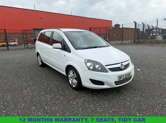 Vauxhall Zafira 1.6 16V Exclusiv Mpv Euro 5 115 White