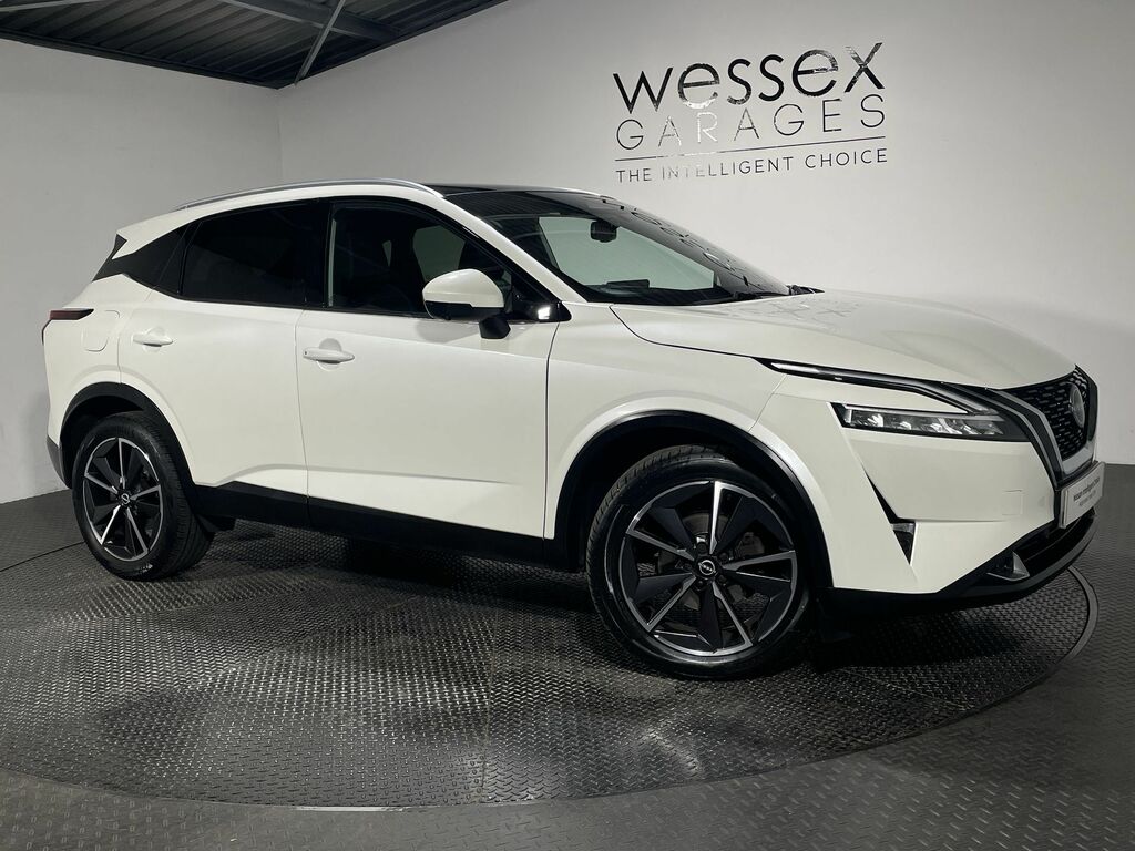 Nissan Qashqai 1.3 Dig-t Mh Tekna White