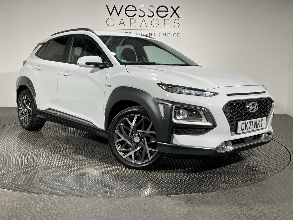 Hyundai Kona 1.6 Gdi Hybrid Premium Se Dct White