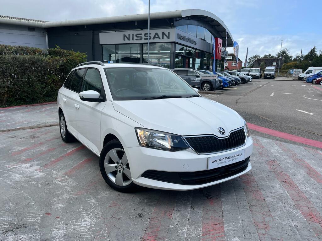 Skoda Fabia 1.2 Tsi Se Estate Dsg Euro 6 Ss 110 White