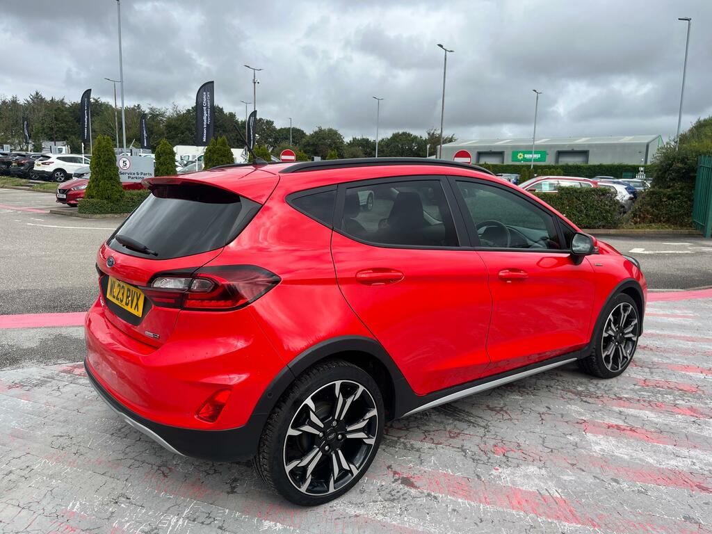 Ford Fiesta 1.0T Ecoboost Mhev Active X Edition Hatchback WL23BVX Red #4