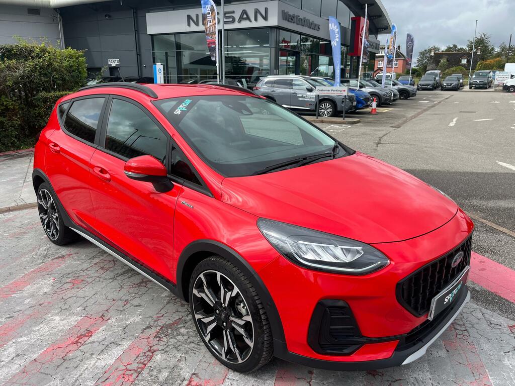Ford Fiesta 1.0T Ecoboost Mhev Active X Edition Hatchback WL23BVX Red #3