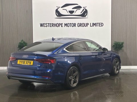 Audi A5 1.4 Tfsi S YY18XPN Blue #4