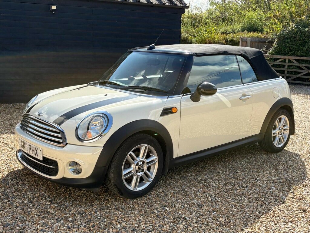 Mini Convertible 1.6 Cooper D Euro 5 Ss 201111 White #4