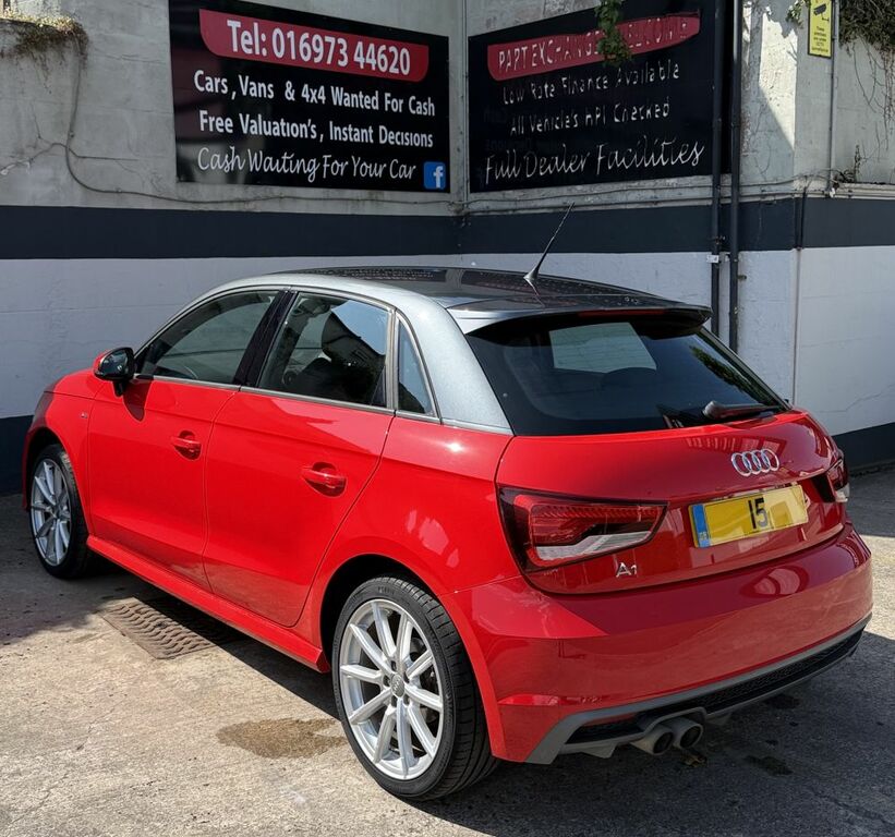 Audi A1 Hatchback  Red #3