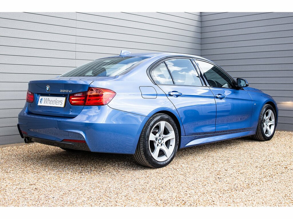 BMW 3 Series 320D Blueperformance M Sport FP15YMH Blue #3
